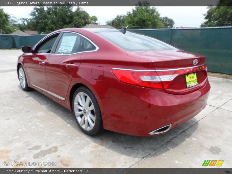 Venetian Red Pearl / Camel 2012 Hyundai Azera