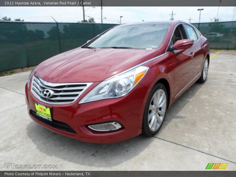 Venetian Red Pearl / Camel 2012 Hyundai Azera