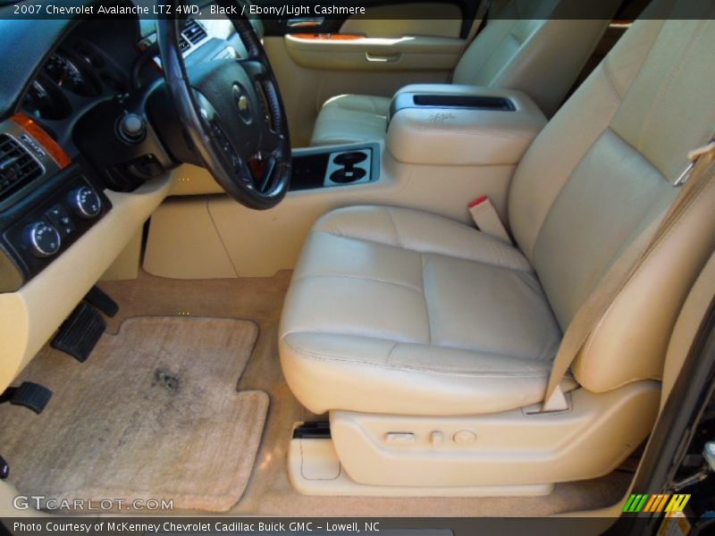 Black / Ebony/Light Cashmere 2007 Chevrolet Avalanche LTZ 4WD