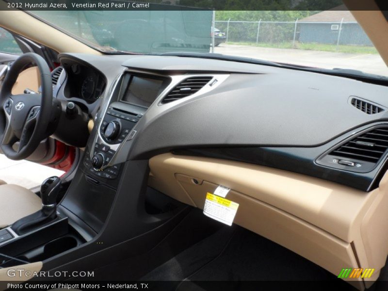 Dashboard of 2012 Azera 