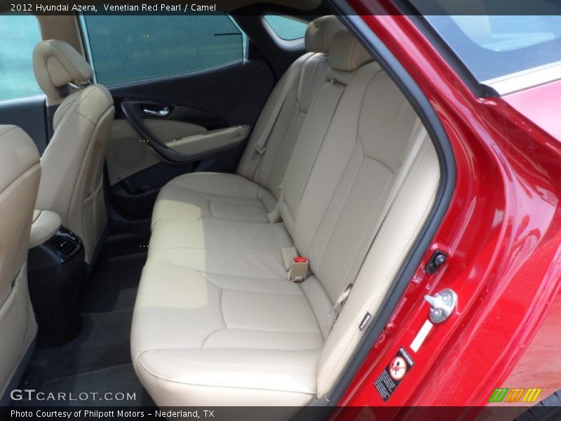 Rear Seat of 2012 Azera 