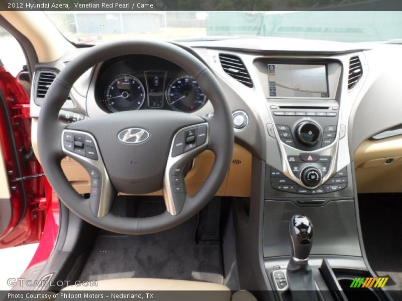 Dashboard of 2012 Azera 