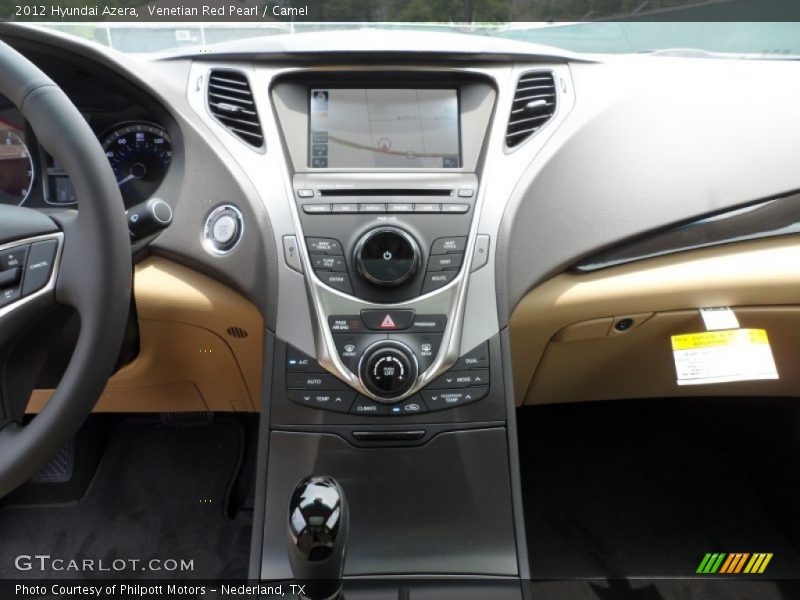 Controls of 2012 Azera 