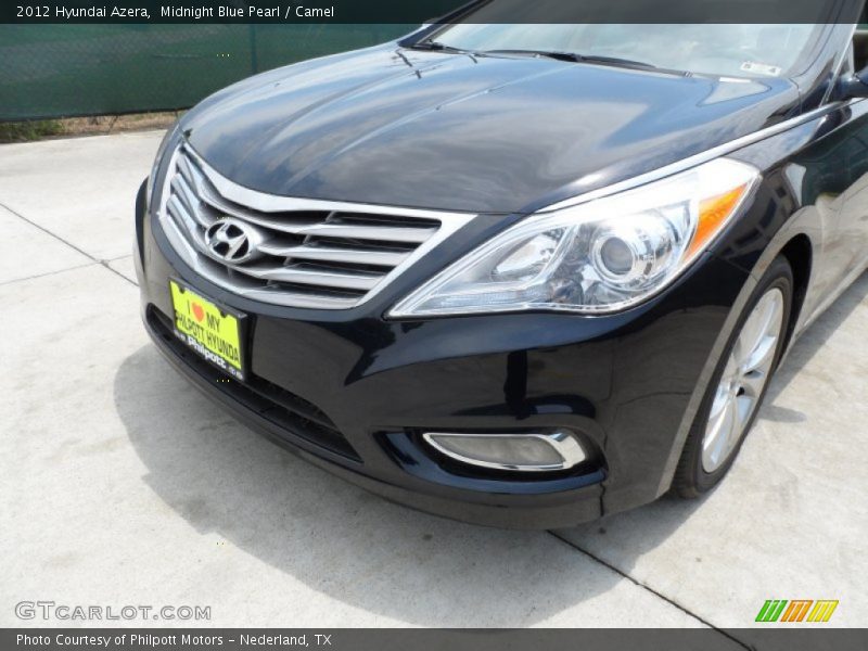 Midnight Blue Pearl / Camel 2012 Hyundai Azera