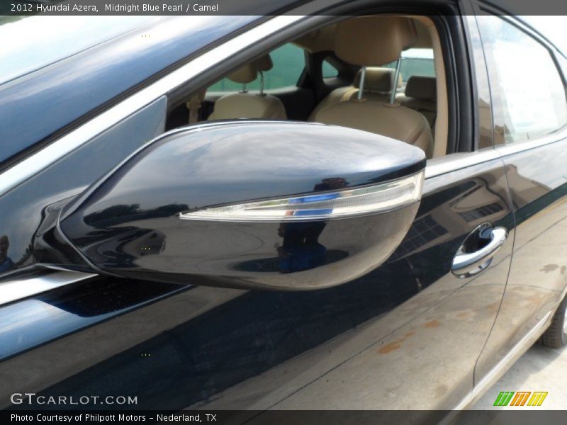 Midnight Blue Pearl / Camel 2012 Hyundai Azera