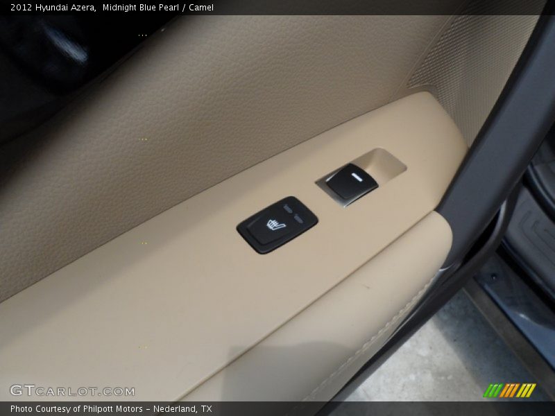 Midnight Blue Pearl / Camel 2012 Hyundai Azera