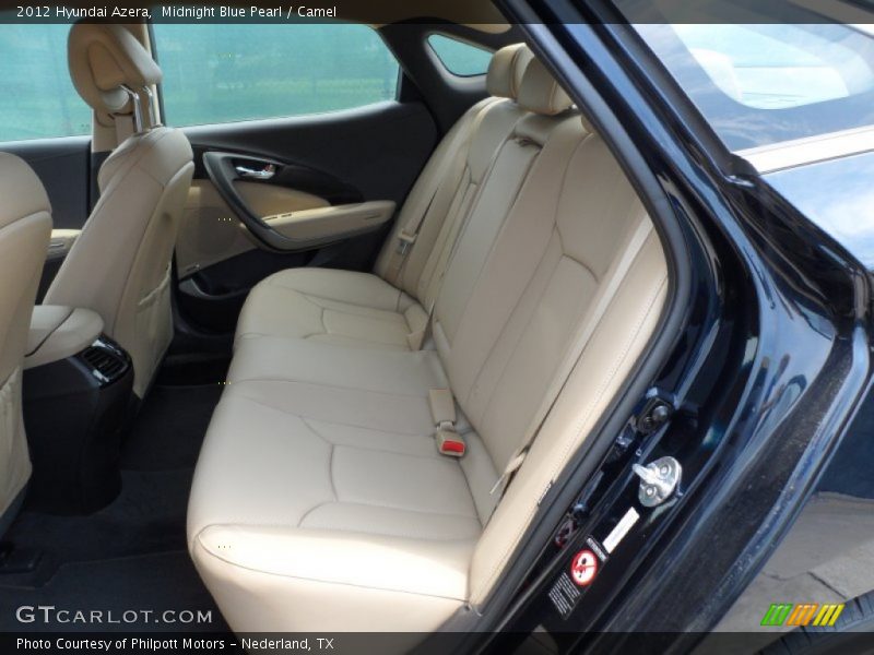 Midnight Blue Pearl / Camel 2012 Hyundai Azera