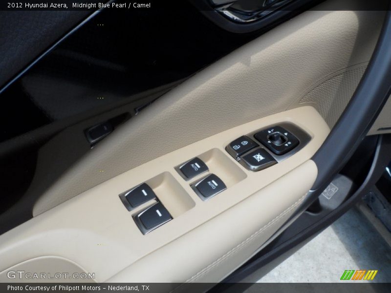 Midnight Blue Pearl / Camel 2012 Hyundai Azera