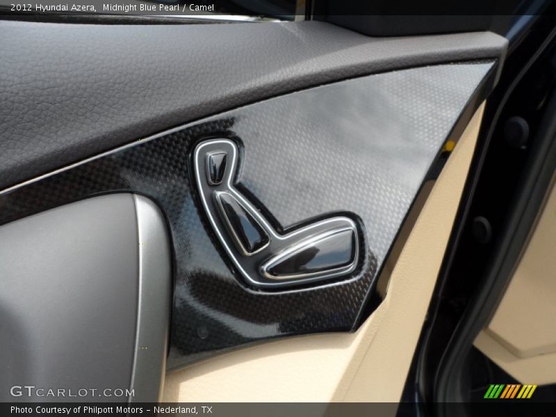 Midnight Blue Pearl / Camel 2012 Hyundai Azera