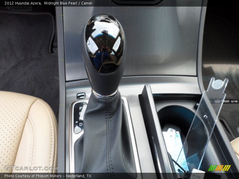 Midnight Blue Pearl / Camel 2012 Hyundai Azera