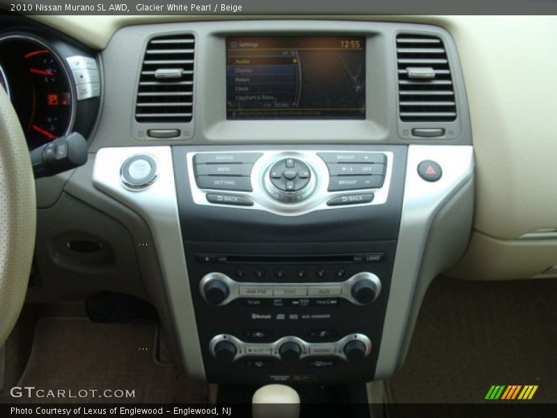 Glacier White Pearl / Beige 2010 Nissan Murano SL AWD