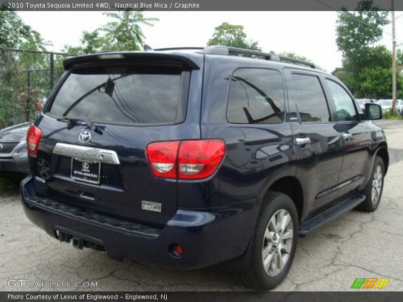 Nautical Blue Mica / Graphite 2010 Toyota Sequoia Limited 4WD