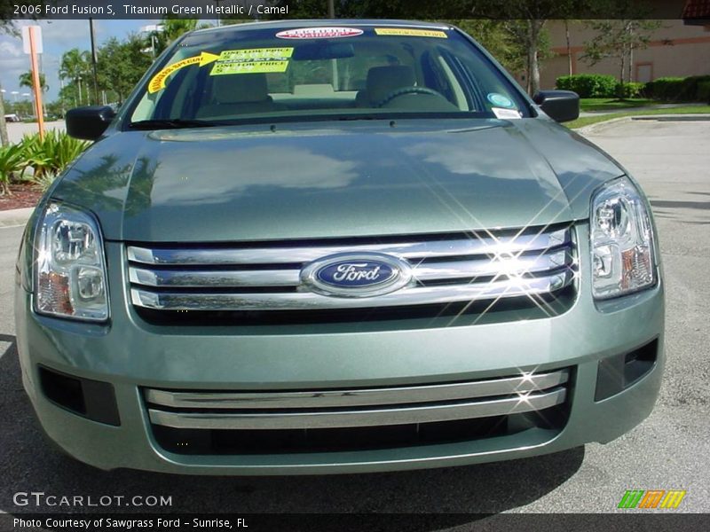Titanium Green Metallic / Camel 2006 Ford Fusion S