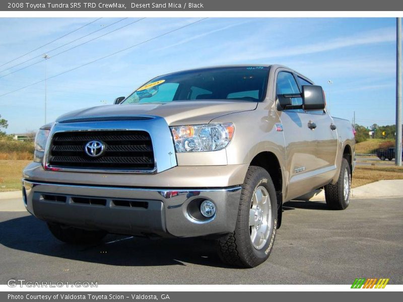 Desert Sand Mica / Black 2008 Toyota Tundra SR5 TRD CrewMax