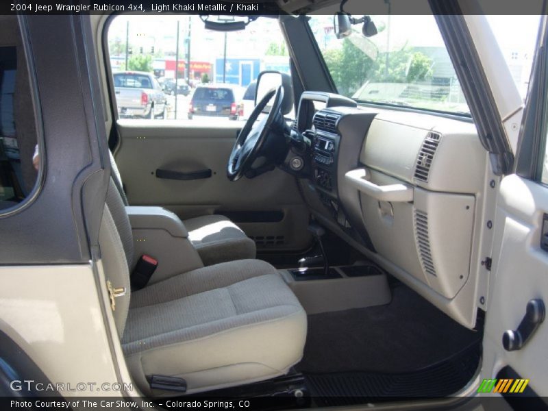 Light Khaki Metallic / Khaki 2004 Jeep Wrangler Rubicon 4x4