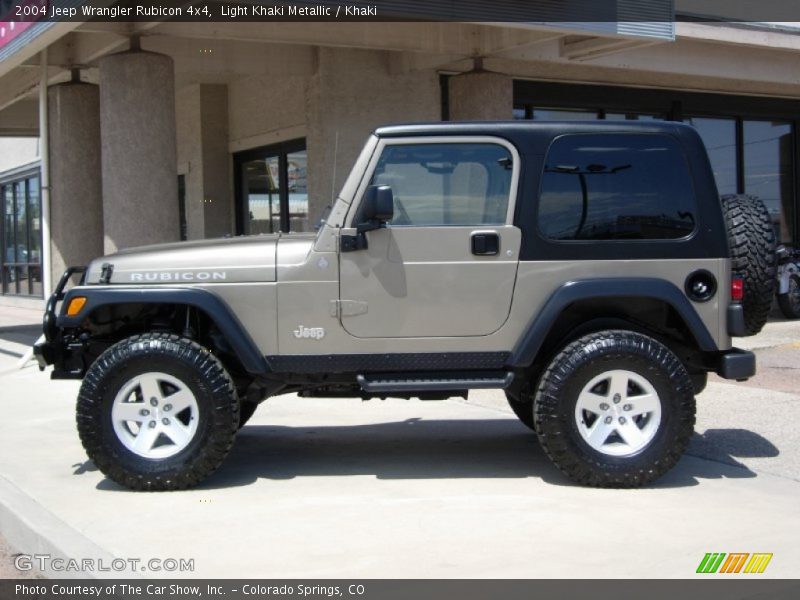 Light Khaki Metallic / Khaki 2004 Jeep Wrangler Rubicon 4x4