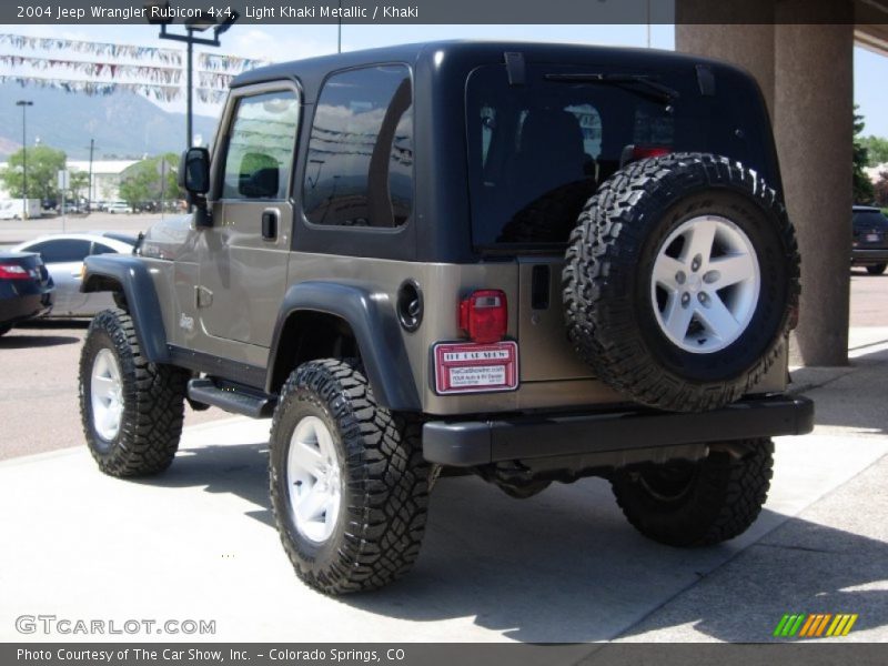 Light Khaki Metallic / Khaki 2004 Jeep Wrangler Rubicon 4x4