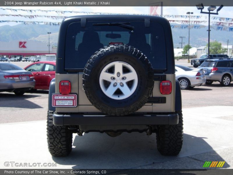 Light Khaki Metallic / Khaki 2004 Jeep Wrangler Rubicon 4x4