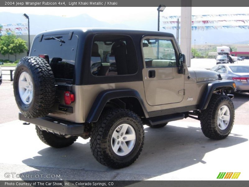 Light Khaki Metallic / Khaki 2004 Jeep Wrangler Rubicon 4x4