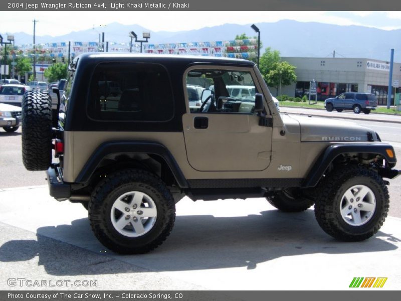 Light Khaki Metallic / Khaki 2004 Jeep Wrangler Rubicon 4x4