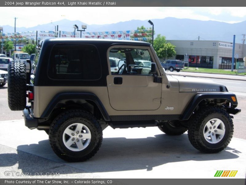 Light Khaki Metallic / Khaki 2004 Jeep Wrangler Rubicon 4x4