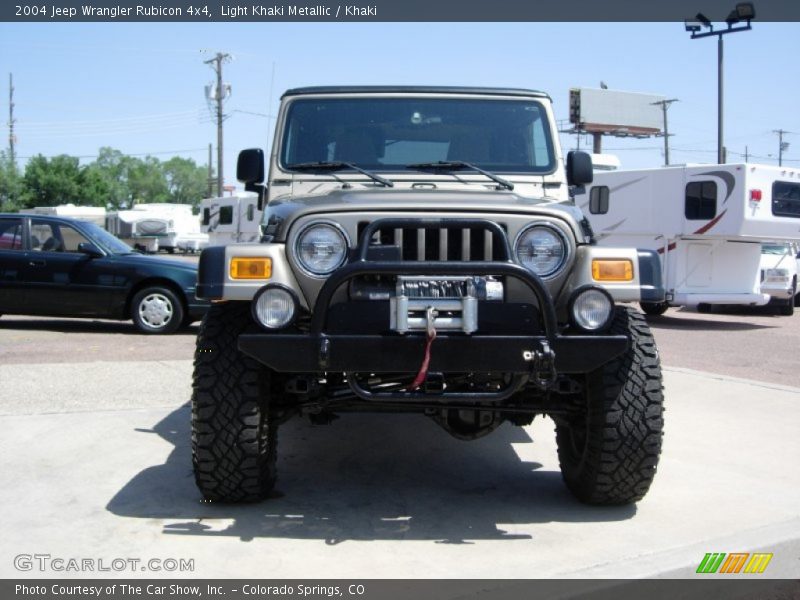Light Khaki Metallic / Khaki 2004 Jeep Wrangler Rubicon 4x4