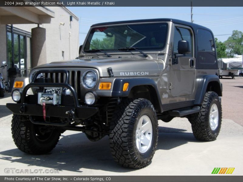Light Khaki Metallic / Khaki 2004 Jeep Wrangler Rubicon 4x4