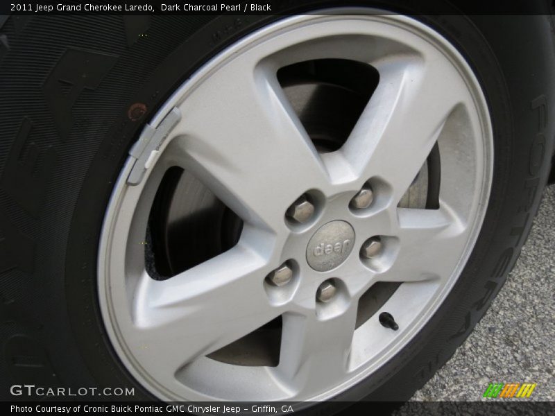 Dark Charcoal Pearl / Black 2011 Jeep Grand Cherokee Laredo
