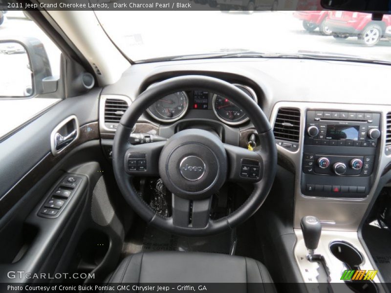 Dark Charcoal Pearl / Black 2011 Jeep Grand Cherokee Laredo