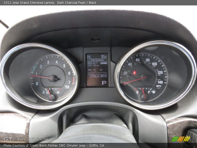 Dark Charcoal Pearl / Black 2011 Jeep Grand Cherokee Laredo