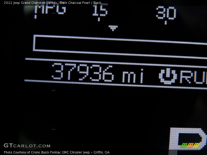 Dark Charcoal Pearl / Black 2011 Jeep Grand Cherokee Laredo