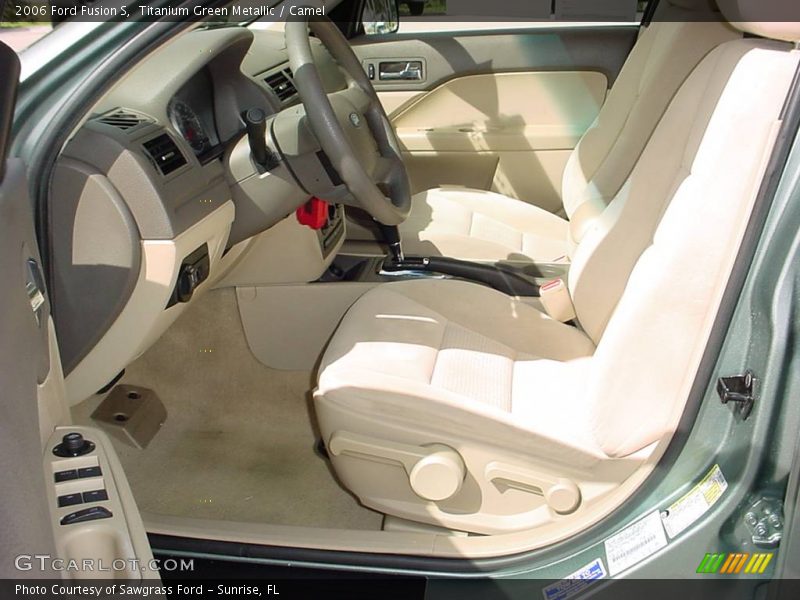 Titanium Green Metallic / Camel 2006 Ford Fusion S