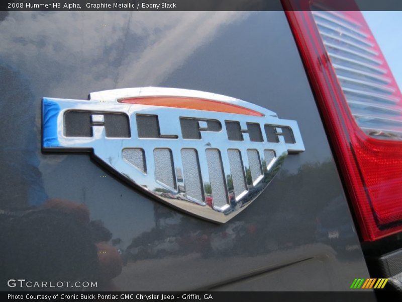 Graphite Metallic / Ebony Black 2008 Hummer H3 Alpha