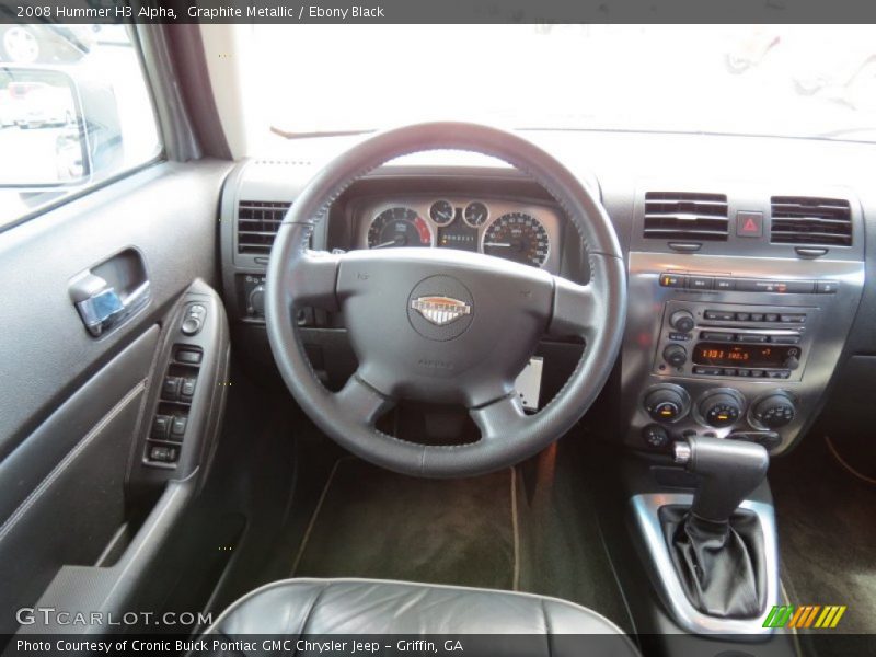 Graphite Metallic / Ebony Black 2008 Hummer H3 Alpha