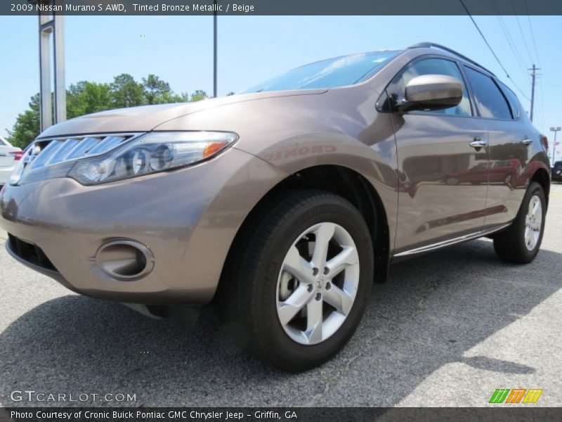 Tinted Bronze Metallic / Beige 2009 Nissan Murano S AWD