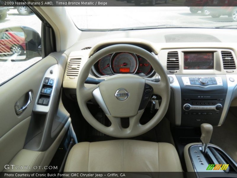 Tinted Bronze Metallic / Beige 2009 Nissan Murano S AWD