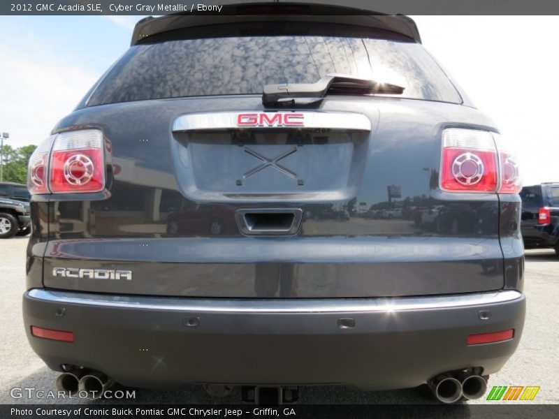 Cyber Gray Metallic / Ebony 2012 GMC Acadia SLE