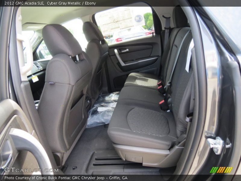 Cyber Gray Metallic / Ebony 2012 GMC Acadia SLE
