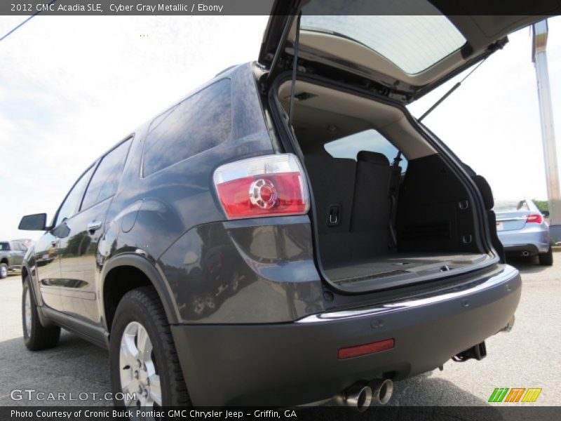 Cyber Gray Metallic / Ebony 2012 GMC Acadia SLE