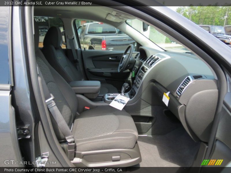 Cyber Gray Metallic / Ebony 2012 GMC Acadia SLE