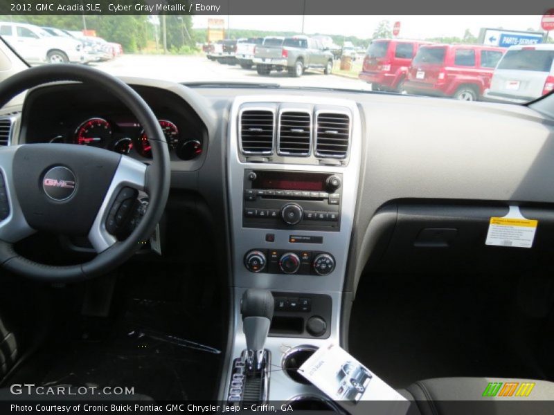 Cyber Gray Metallic / Ebony 2012 GMC Acadia SLE