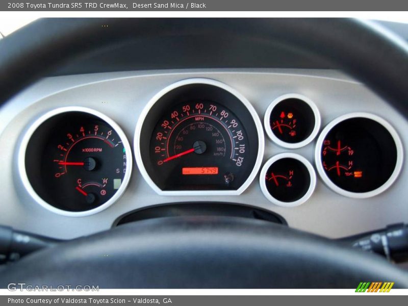 Desert Sand Mica / Black 2008 Toyota Tundra SR5 TRD CrewMax