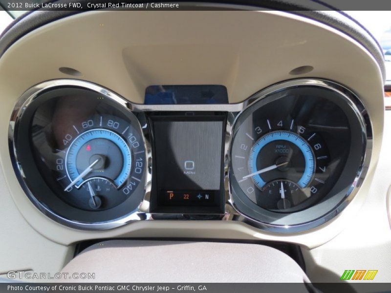 Crystal Red Tintcoat / Cashmere 2012 Buick LaCrosse FWD