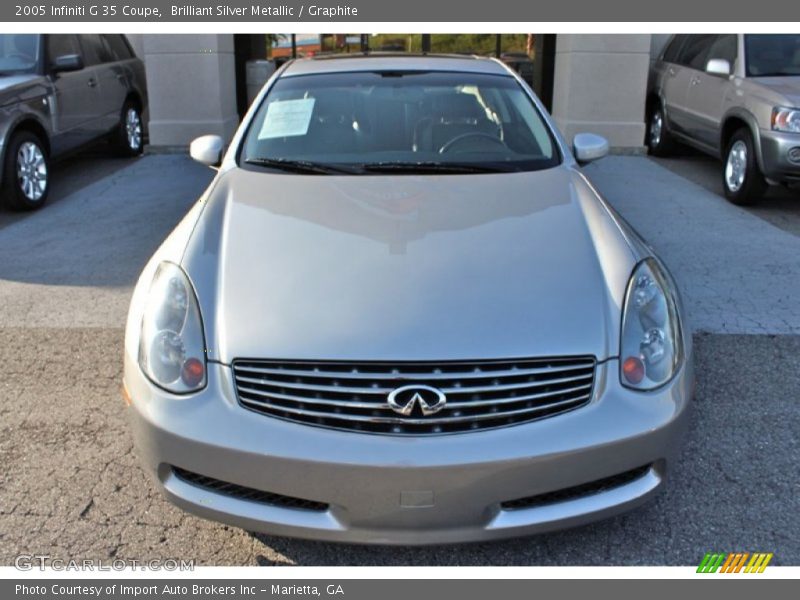 Brilliant Silver Metallic / Graphite 2005 Infiniti G 35 Coupe