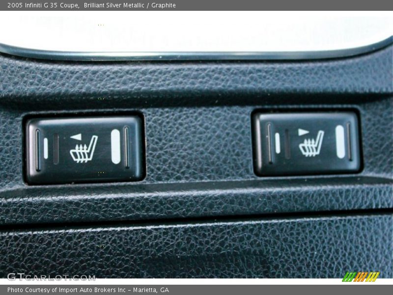 Brilliant Silver Metallic / Graphite 2005 Infiniti G 35 Coupe