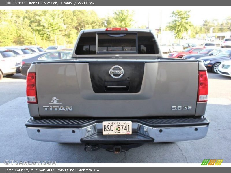 Granite / Steel Gray 2006 Nissan Titan SE Crew Cab
