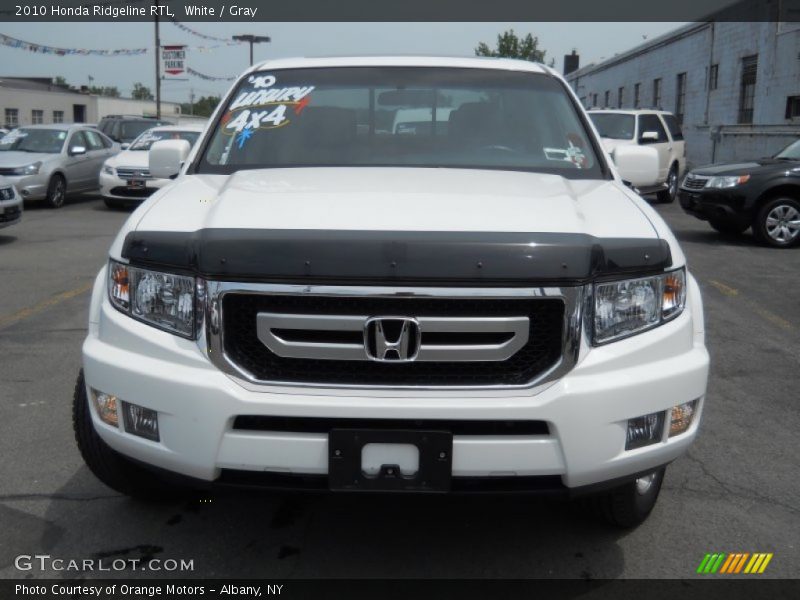 White / Gray 2010 Honda Ridgeline RTL