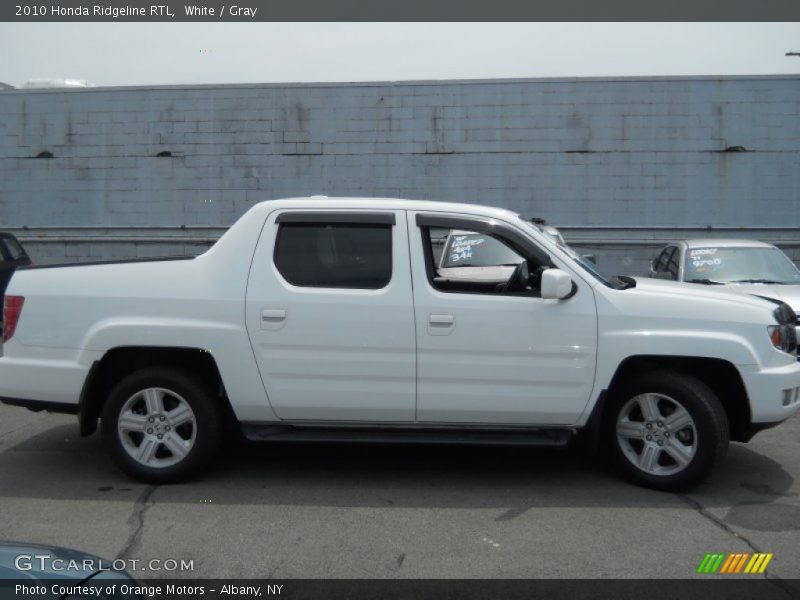 White / Gray 2010 Honda Ridgeline RTL