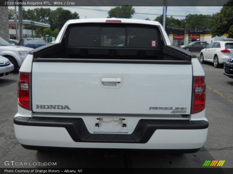 White / Gray 2010 Honda Ridgeline RTL