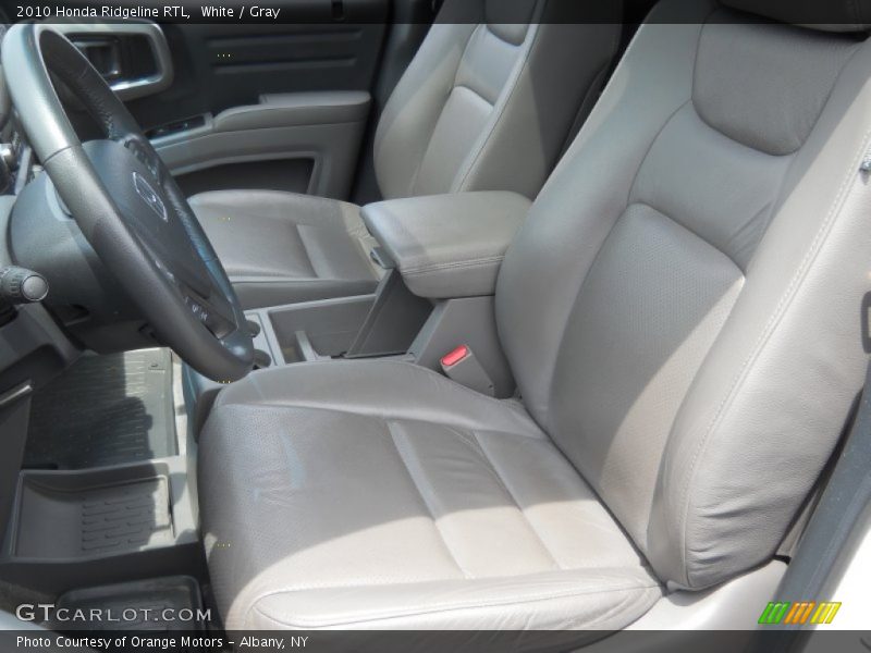 White / Gray 2010 Honda Ridgeline RTL